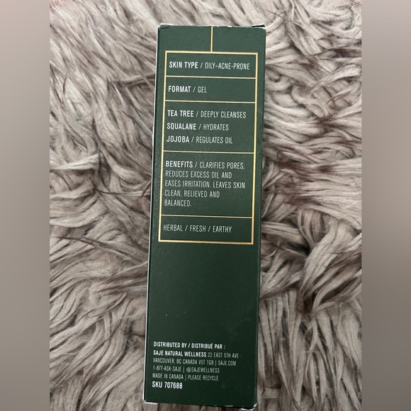 Saje projects, claritea cleanser/ detox mode clay mask - Picture 4 of 5